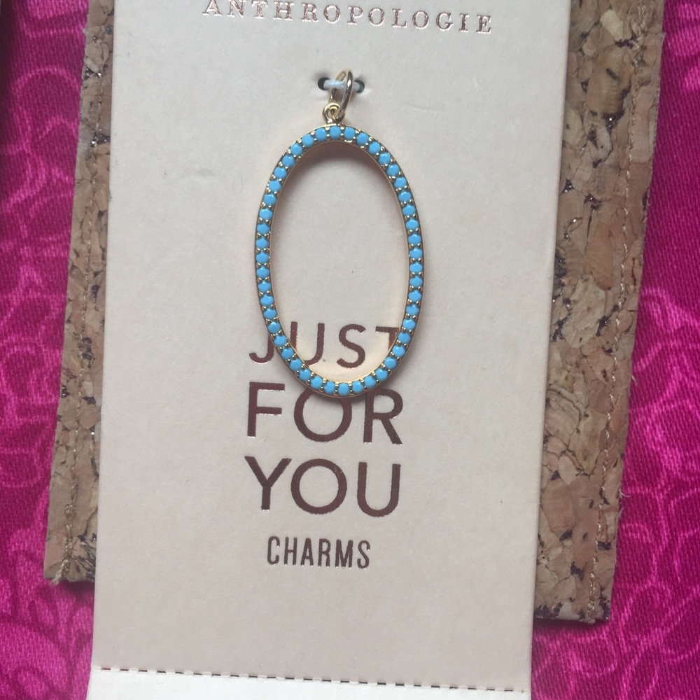 2 NWTs “Just For You” necklace charms from Anthropologie! - Picture 4 of 8